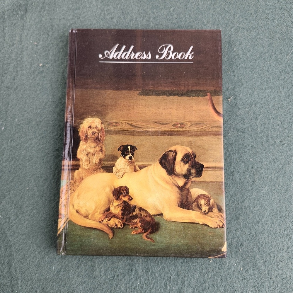 Dog Address Book : From Dog Painting,‎ 1840-1940 Hardcover NEW
